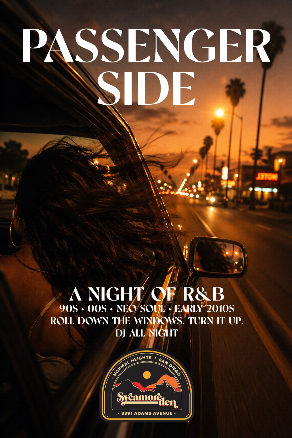 Passenger Side — A Night of R&B at Sycamore Den